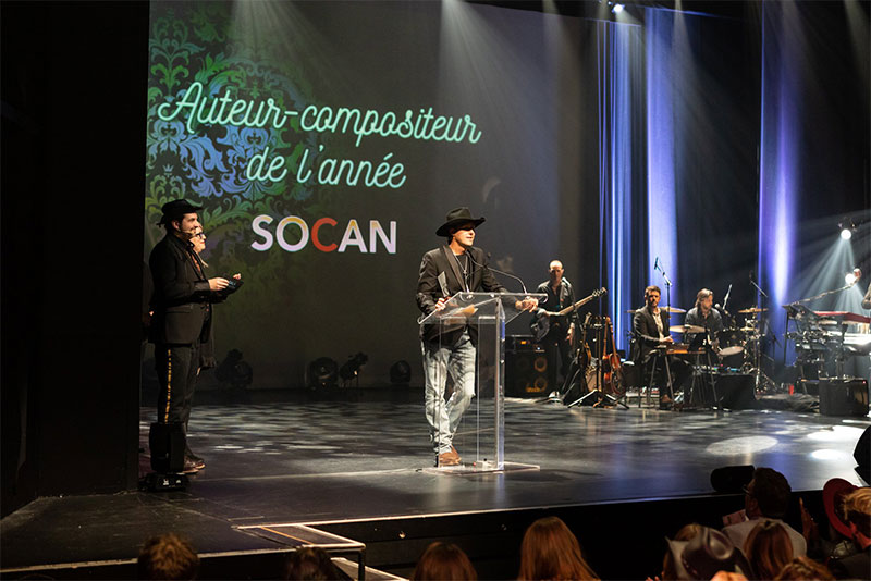 Laurie LeBlanc remporte Auteur-Compositeur SOCAN